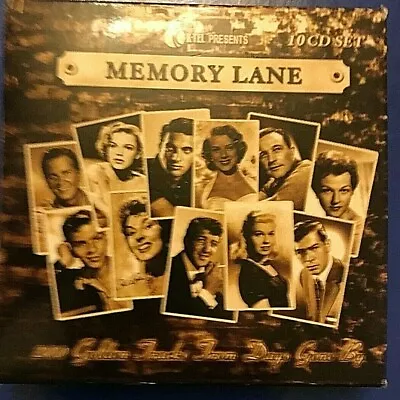£2.49 • Buy Memory Lane 1950s Songs K-Tel 10 CD 200 Classic Fifties Music Tracks 