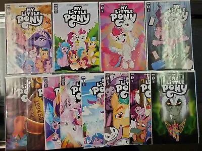 My Little Pony (IDW Publishing) #1 2 3 4 5 6 7 8 9 10 11 12 VARIANT 1:10 COVERS • £64.87