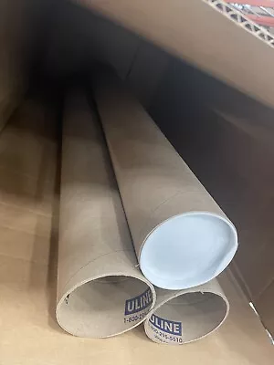 4x 36 Kraft Mailing Tube With End Cap (.080” Thick) • $20.38