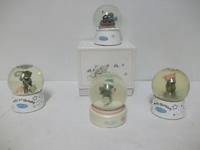 £39.50 • Buy 4 X Mini Snow Globes Me To You Bears Tatty Ted One In A Box Snow Globe