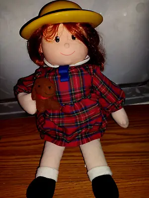 Vintage Eden Kids Gifts Madeline W/Dog 16  Talking Doll. • $2.25