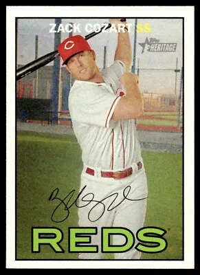 2016 Topps Heritage Zack Cozart Auto Cincinnati Reds #329 • $2.99