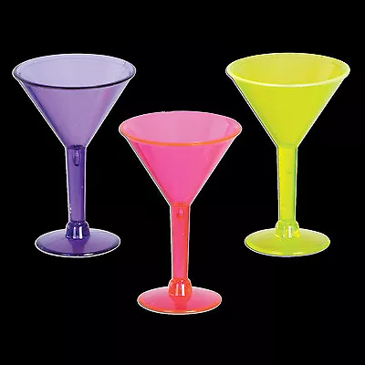 Mini Luau Bachelorette Party MARTINI MARGARITA SHOT GLASS Shooters-6pc Drink SET • $4.97