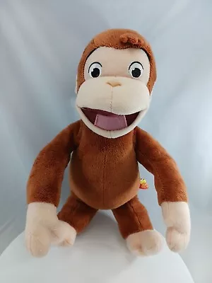 2007 Marvel Toys Curious George Plush Stuffed Animal Posable Preowned 12  • $9.95