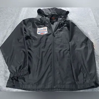 5.11 Tactical Mens Jacket Large Operator Hooded Packable Black • $49.99