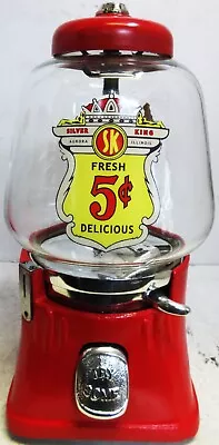 Silver King Ball Peanut / Bulk Vend Dispenser Circa 1940's • $595