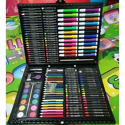 £12.95 • Buy Jumbo 168 Pcs Artist Set Childrens Colouring Set Includes A Portable Carry Case