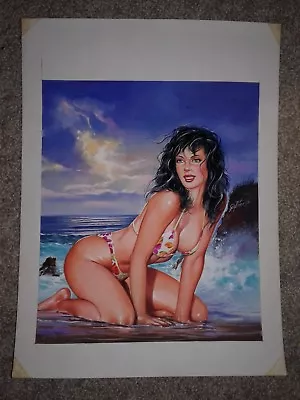  Sangre Costena 47 Mexican Cover Art - Sexy Painted Cover - Hot Babe Bikini • $299.99