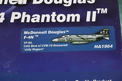 Used 1/72 Hobby Master HA1964 F-4N Phantom VF-84 Jolly Rogers • $75