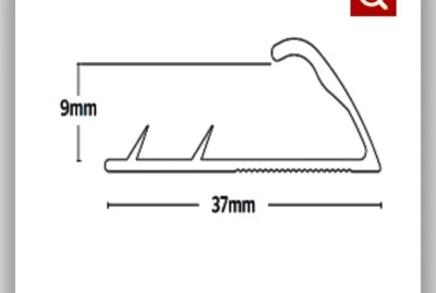 £6 • Buy Door Bar Threshold Single Aluminium Carpet To Vinyl
