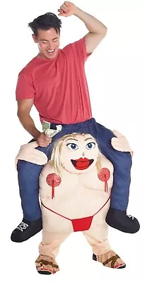 Morphcostumes Fat Stripper Piggyback Adult One-Size Stuffable Halloween Costume • $37.95