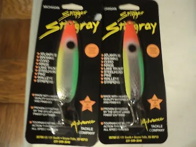 2 - Michigan Stinger Stingray Spoons (mixed Veggies) Nip • $18