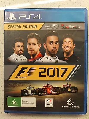 ❤F1 Formula 1 2017 Special Edition PS4 PlayStation 4 Game - COMPLETE - AUS POST  • $17.39