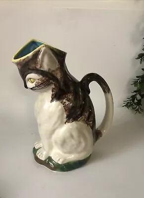 Smithsonian Reproduction Minton Majolica Cat Handled Drink Pitcher 1860-1876 • $78