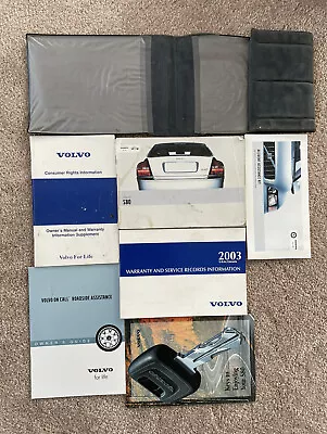 2003 Volvo S 80 Owners Manual With Supplements And Case • $14.97