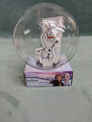 NEW Disney Frozen Olaf Make Your Own Snow Globe Arts Craft Kit Glitter Stickers • $9.99