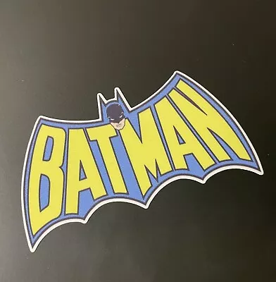 Retro Batman Logo Vinyl Decal Truck Car Sticker Laptop Window DC Comics Comic • $4.25