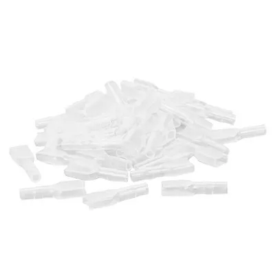 £4.25 • Buy 100 X PVC Connector Covers/Insulators For Brass 6.3mm Female Spade Terminals 