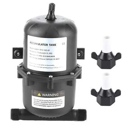 New Accumulator Pressure Tank Water Pump Flow Control 0.75L 125PSI For Marine RV • £28.82