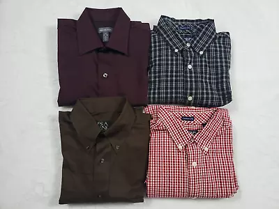 (A24) Chaps Jos A Bank Van H Men's Shirts Size S Button Down Casual Mix Lot Of 4 • $25