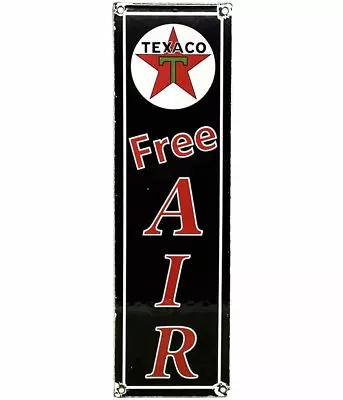 Vintage Texaco Motor Oil Porcelain Sign Texas Gasoline Gas Station Free Air • $116.38
