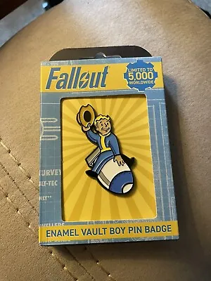 Fallout 4 76 Limited Edition Vault Boy Pin Badge - Official Bethesda Merch • £47.51