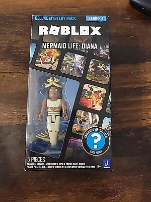 ROBLOX Deluxe Mystery Pack Series 1 Mermaid Life DIANA Exclusive Virtual Item A8 • $11