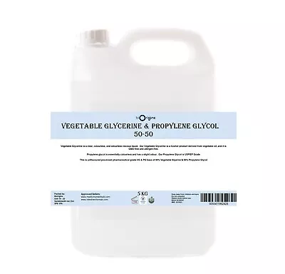 Vegetable Glycerine & Propylene Glycol Base VGPG 50-50 - 5Kg • $92.46