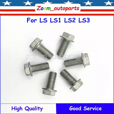 6pc Transmission Flywheel Flexplate Bolts For LS Engines LS1 LS2 LS3 4.8 5.3 6.0 • $11.47