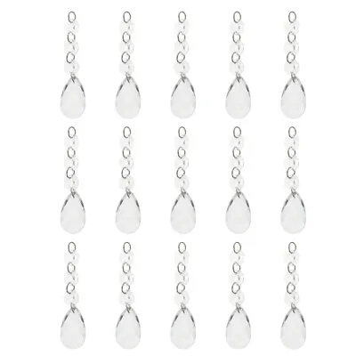 15Pcs Christmas Crystal Ornaments Christmas Crystal Decorations • $13.10