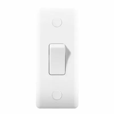 £5.99 • Buy BG Electrical 847-01 White 10AX 1 Gang 2 Way Architrave Light Switch BRAND NEW