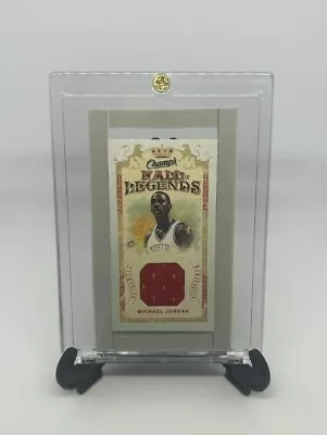 2009-10 Upper Deck Champs MICHAEL JORDAN GAME USED JERSEY 🔥 • $180