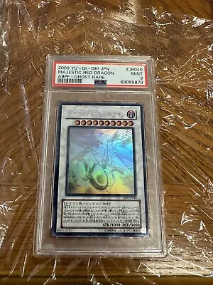 Majestic Red Dragon ABPF-JP040 Japanese Ghost Rare YuGiOh. PSA 9 • $100