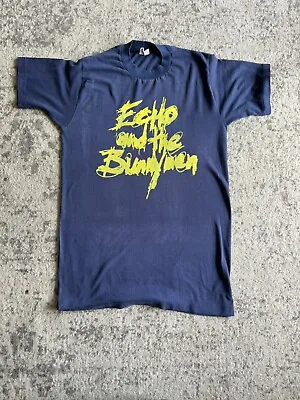 Vintage Echo And The Bunnymen T Shirt Original 1988 Tour Single Stich Large • $190