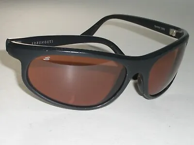 Serengeti Summit 5602 Rose Tone Crystal Matte Black Sport Wrap Sunglasses • $164.99