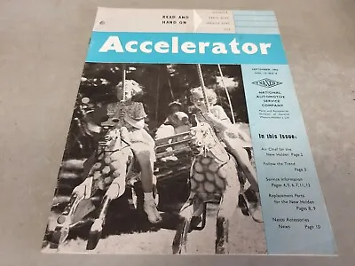 Sept 1956 GMH NASCO ACCELERATOR Mag  • $39.95