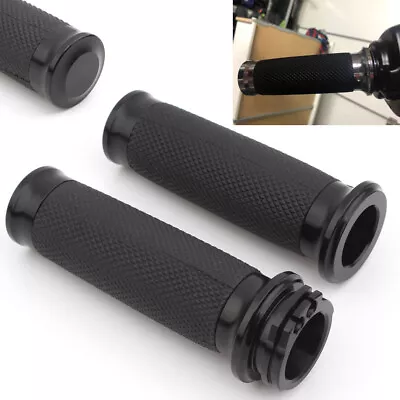 1 Inch Motorcycle Handle Bar Hand Grips Fit For Harley Sportster XL1200 883 Dyna • $16.14