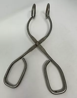 Vintage 1960s 7.5” Vaughan Kitchen  Tongs Patent App. For (Made In Chicago) • $14.25