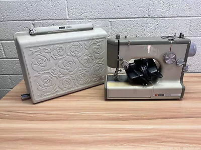 Vintage Sears Kenmore 158.10400 1040 Portable Sewing Machine W/Hard Rose Case • $259.95