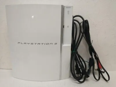 PLAYSTATION 3 (80GB) Ceramic White PS3 SONY Game Console SONY CECHL00 • $121