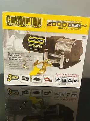 Champion Power Equipment-12003 ATV/UTV Winch Kit 2000-lb. • $110