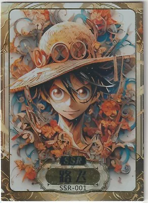 One Piece Anime Card SSR-001 Amazing Foil Portrait Monkey D Luffy Straw Hat • $6.99