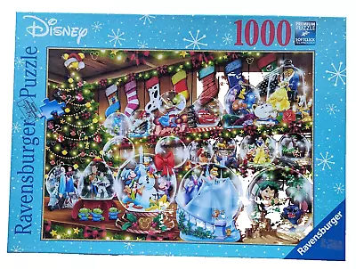 Ravensburger Disney Snow Globes 1000 Pieces Jigsaw Puzzle Christmas Classics • $22