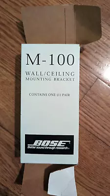 BOSE M-100 Wall / Ceiling Bracket For 100 Speakers (Black) New In Box • $6.11