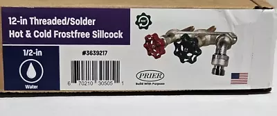 Prier C108 12-in Hot Cold Mixing Freezeless Hydrant Sillcock 3639217 • $103