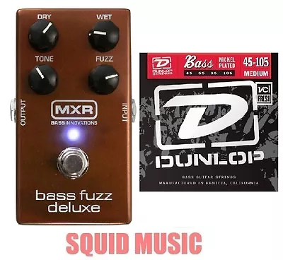 MXR Deluxe Bass Fuzz Effects Pedal M-84 ( FREE SET OF BASS STRINGS ) M84 DUNLOP • $149.99