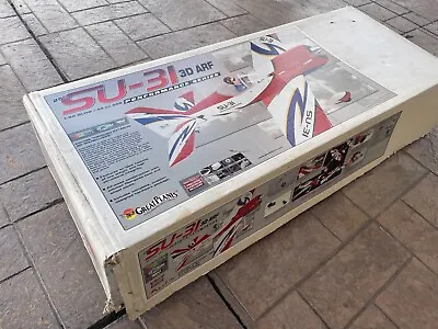 GreatPlanes 25% The SUKHOI SU - 31 3D ARF R/C Gasoline Model Airplane Kit • $300