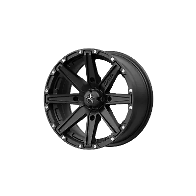 15x7 MSA Offroad M33 CLUTCH Satin Black Wheel 4x137 (10mm) • $182