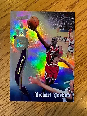 1997-98 Topps Stadium Club Michael Jordan Royal Court Insert #RC6 Bulls HOF • $50