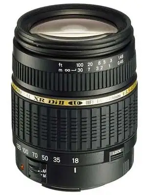 $169 • Buy Open Box Tamron AF 18-200mm F3.5-6 XR .DI Lens - Sony A Mount
